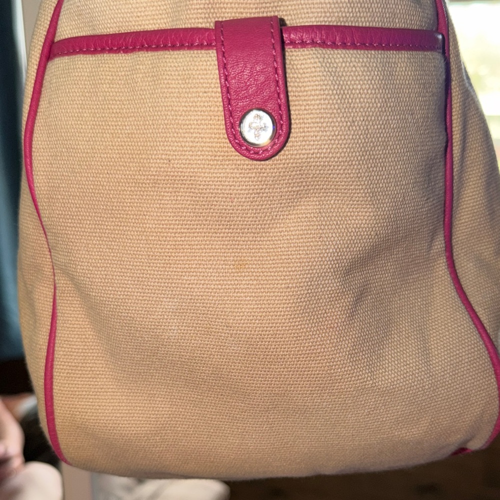 Cole Haan Tan and Pink Tote Bag - Picture 7 of 13